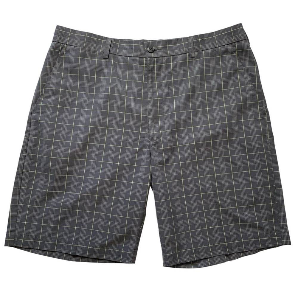 Ben Hogan Performance Golf Men’s Gray Plaid Shorts Size 36